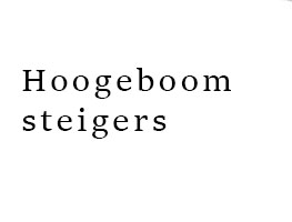 Hoogeboom Steigers